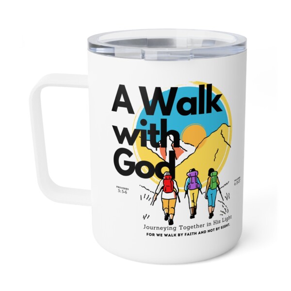 Inspirational Insulated Coffee Mug - 10oz Adventure Design - Image 3