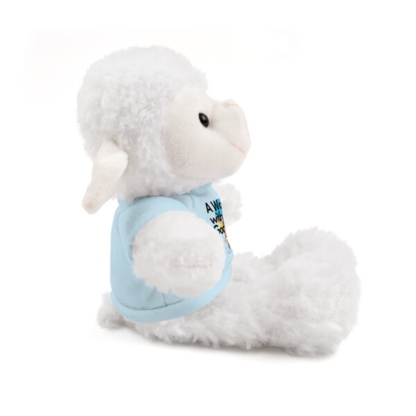 Cuddly Sheep Plush Toy - 'A Walk with God' Tee - Image 8