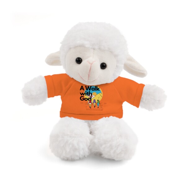 Cuddly Sheep Plush Toy - 'A Walk with God' Tee - Image 10