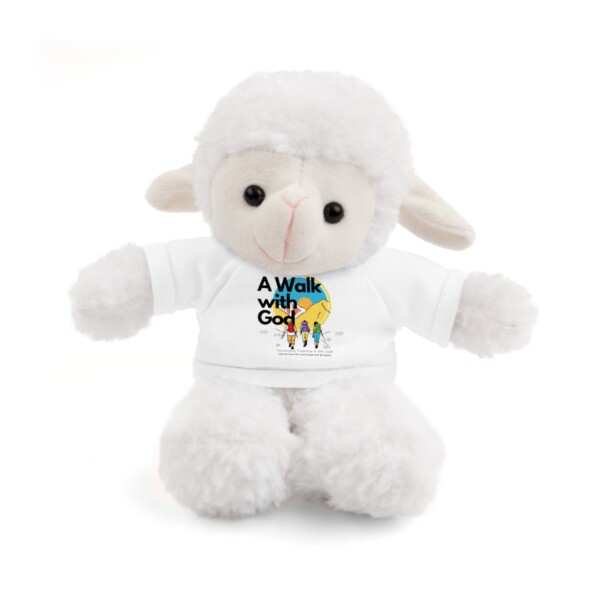 Cuddly Sheep Plush Toy - 'A Walk with God' Tee - Image 13