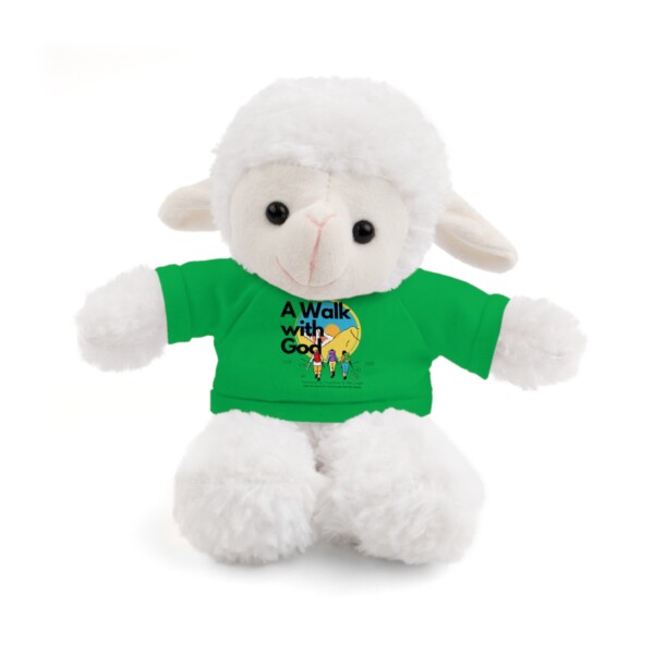 Cuddly Sheep Plush Toy - 'A Walk with God' Tee